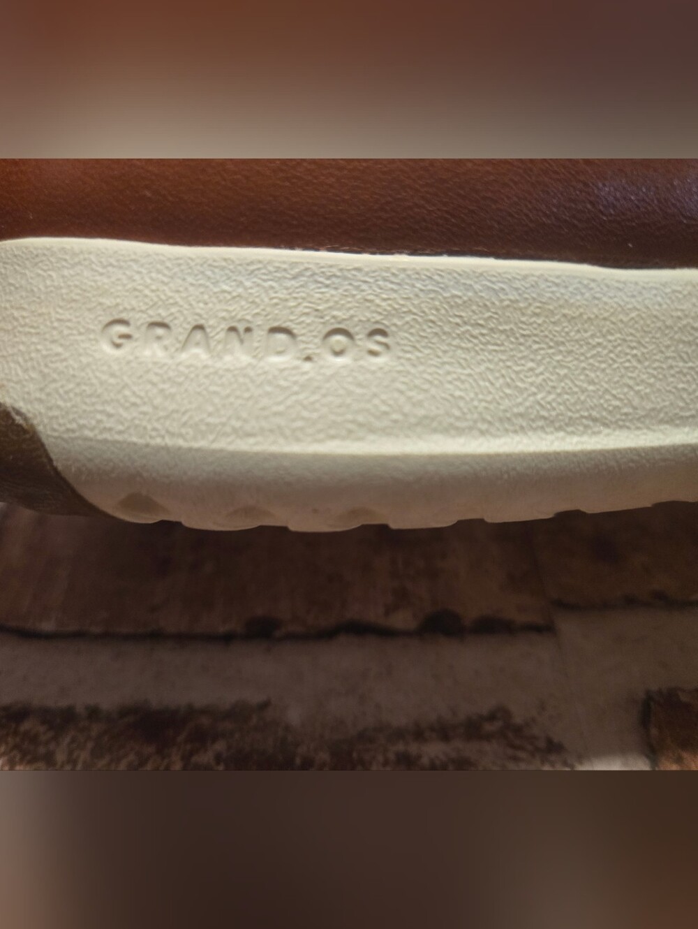 Cole Haan Brown Leather Low-Top Sneakers with White Sole - Picture 12 of 12